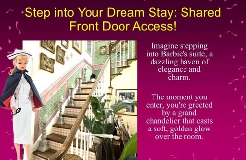 Charlotte Casa | Chic Barbie Dream Suite for Female Traveling Nurses! Charlotte, NC
