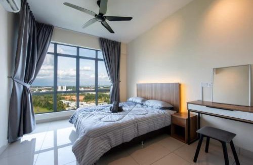 Taman Johor Jaya Apartamento | Chic & Cozy 3BR Apt ARC at Austin Free Parking