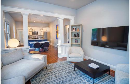 Southtown Casa | Chic Downtown Farmhouse with Garden and BBQ Grill