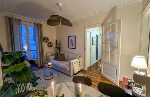 Quartier du Pont-de-Flandre Apartamento | Chic entre Histoire et Modernité