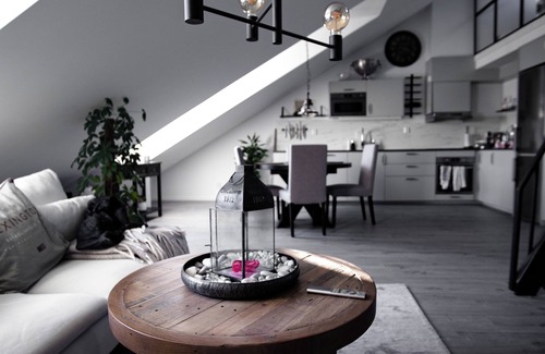 Kungsholmen Apartamento | Chic Industrial Loft in Stockholm, Kungsholmen