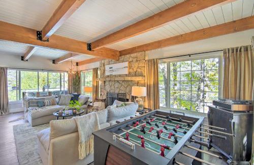 Cedar Glen Casa | Chic Lake House with Furnished Deck and Hot Tub!