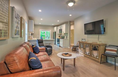 Milledgeville Casa | Chic Lake Sinclair Retreat with Dock and Hot Tub!