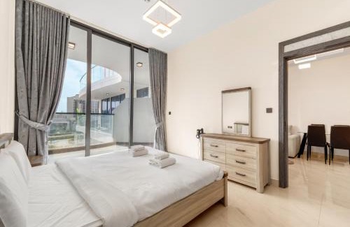 Al Barsha Apartamento | Chic One-Bed Haven w Pool & Gym Heart of Dubai