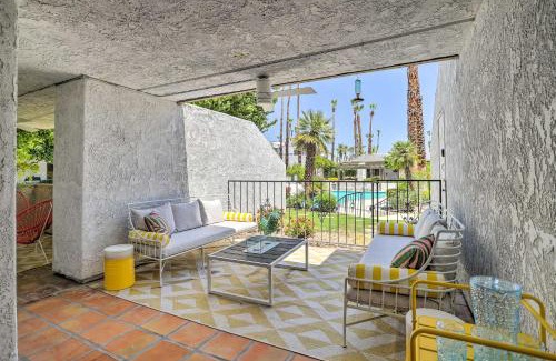 Palm Springs Apartamento | Chic Palm Springs Gem with Patio and Pool Access!
