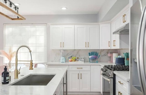 South of Conant Casa | Chic pool home + 6 mi to beach + sleeps 10