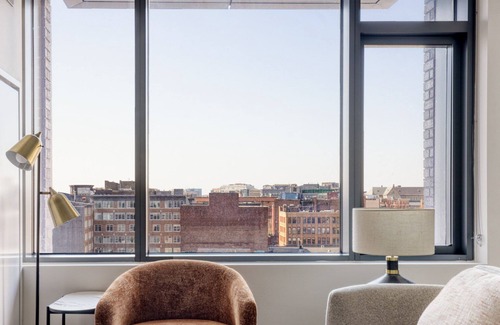 Shawmut Apartamento | Chic South End 1BR w/ Rooftop, W/D & Gym, nr Restaurants, by Blueground
