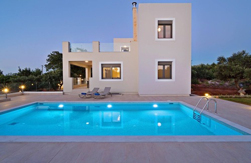Atsipópoulon Villa | Chloe, Nueva villa moderna de lujo, gran piscina privada, un entorno pintoresco