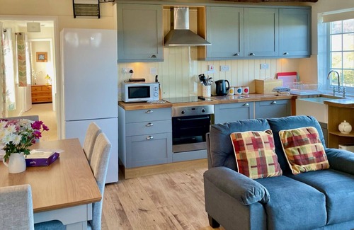 Cullompton Cabaña | Cinders Cottage con impresionantes vistas
