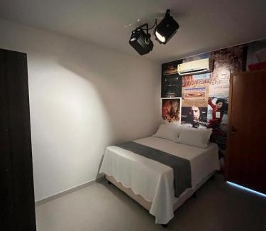 Mangabeira Apartamento | Cinema · Luz, Câmera, Flat Temático Cinema C/ar