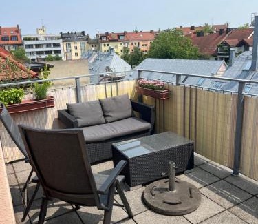 Maxvorstadt Apartamento | City-Apartment with private Rooftop Terrace