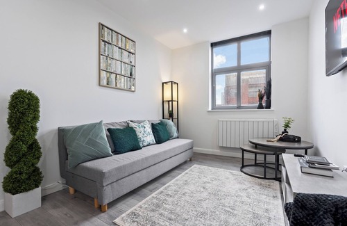 Leicester City Centre Apartamento | City Centre Luxury ApartmentSofa BedWIFI