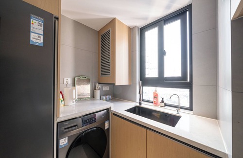 Downtown Shanghai Apartamento | CityHome-Modern 3BRs 2Baths CAC&Fheating