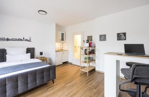 Bielefeld Apartamento | CityWest Apartment - mit Balkon