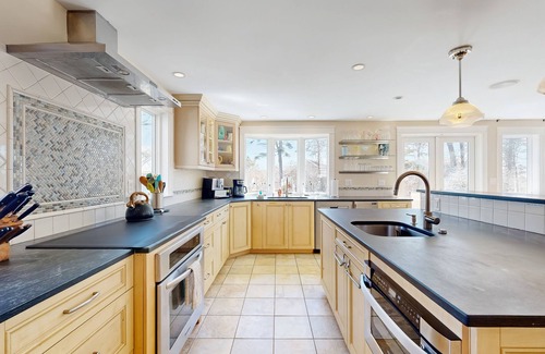 Biddeford Pool Casa | Classic coastal home near the beach w/ lush garden, game room & deck - dogs OK