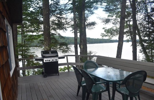 Embden Cabina | Classic Maine Lakefront Camp Overlooking Embden Pond
