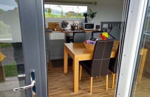 Dalry Casa | Cleeves Cabins, Arran Luxury Lodge With hot tub