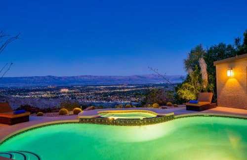 Palm Desert Casa | Cliff House - El Paseo Retreat with amazing views of Palm Desert city lights