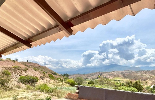 Villa de Leyva Apartamento | Eco parque Xie - Habitacion pareja con acceso a lago natural privado