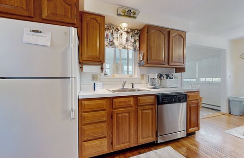 Pocasset Casa | Coastal dog-friendly cottage near Hen Cove with sunroom, beach access, & games