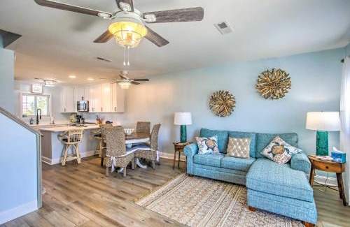 Holden Beach Casa | Coastal Oasis with Decks Walk to Holden Beach!