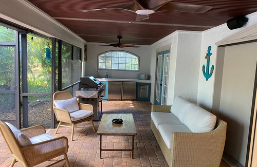 Fruitville Casa | Coastal Tropical Oasis With Salt Water Pool