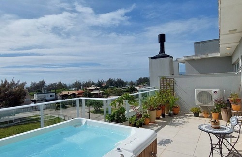 Campeche Casa | Cobertura Carpe Diem - Jacuzzi Campeche