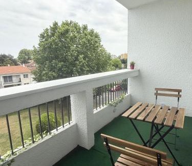 Talence Apartamento | Cocon lumineux proche hôpital Bagatelle
