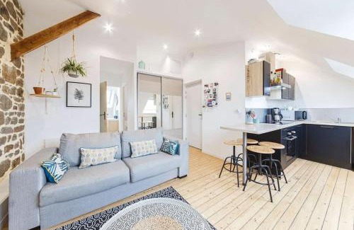 Rocabey - Alsace - Gare Apartamento | Cocon Malouin Charmant T2 vue Intra-Muros et port