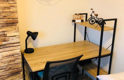 Centre Ville Apartamento | Cocon Palois studio cosy dernier étage WIFI Fibre