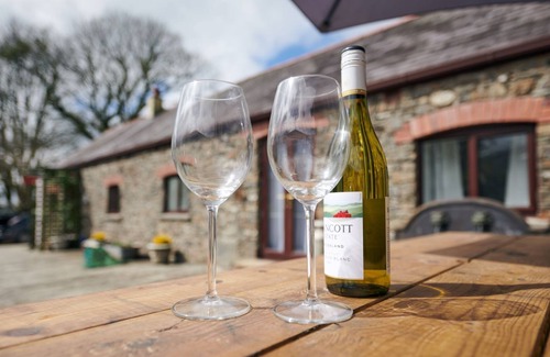 Llangynin Casa | Coedllys Uchaf Cottage, Rural cottage with swim-spa and sauna