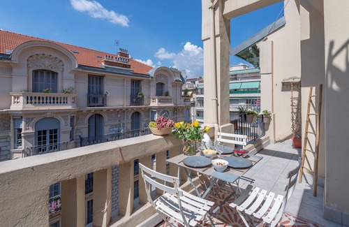 Vernier Apartamento | Coeur de Nice, charme Authentique Niçois, terrasse.