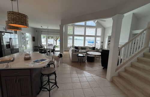Coldwater Casa | Coldwater Lakefront Retreat with Gorgeous Water Views and Perfect Sandy Beach!