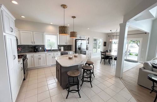 Coldwater Casa | Coldwater Lakefront Retreat with Gorgeous Water Views and Perfect Sandy Beach!
