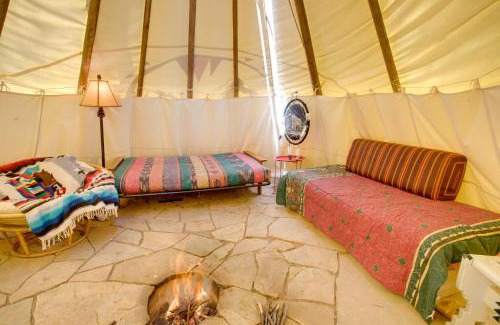 Marble Casa | Colorful Cabin with Teepee, Fire Pits and Mtn Views!