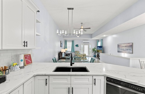 Holiday Beach Casa | Colorful Cottages! Luxuriously Updated, Pool, Just STEPS to the Beach!