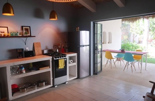 Lo de Marcos Casa | Colorful home with Palapa Terrace & large green space in the Heart of the Pueblo