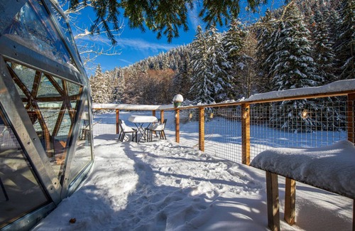 Autrans-Meaudre-en-Vercors Cabina | Cabaña de madera-Baño en la habitacion-Confortable-Vista al bosque-Dôme