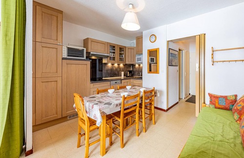 Saint-Francois-Longchamp Apartamento | Estudio cómodo 25m², 5 pers, a pie de pistas, casillero de esquí