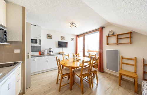 Montgellafrey Apartamento | T1 Confort 41m², 6 pers, balcón sur, cerca de pistas