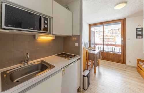 Montgellafrey Apartamento | Estudio cómodo cerca de pistas, 2 pers, Saint-François-Longchamp