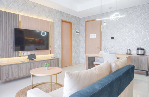 Mampang Prapatan Apartamento | Comfort And Modern Look 2Br At 26Th Floor Samara Suites Apartment