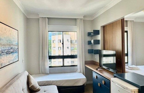Pinheiros Apartamento | Comfort Flat Pinheiros em Hotel..