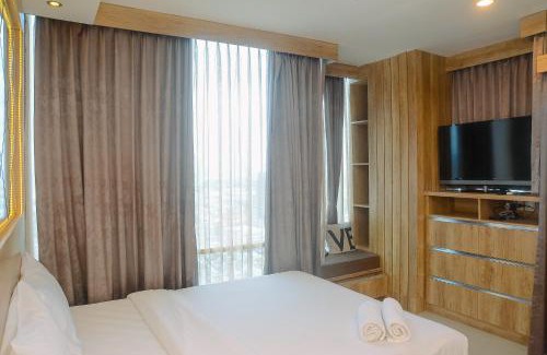 Pondokcina Apartamento | Comfortable and Beautiful 1BR Apartment at Atlanta Residence By Travelio