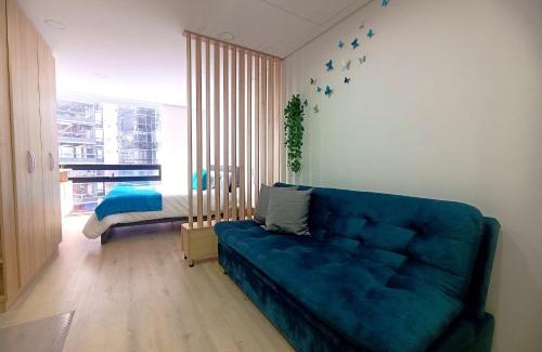 Usaquen Apartamento | AH/Loft panorámico, Cama Queen, Coworking-Parking