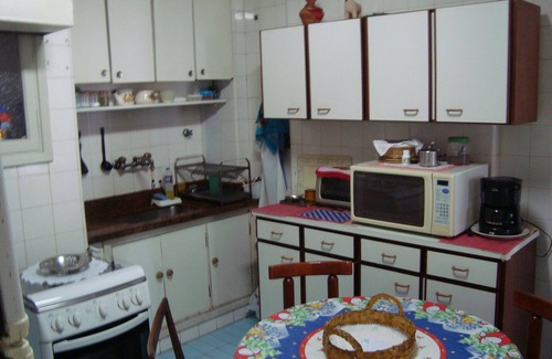 Santos Apartamento | Cómodo departamento con balcón con vista al mar