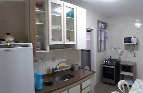 Embare Apartamento | Cómodo apartamento en Embaré - a 30 metros de la playa - capacidad para 7 personas