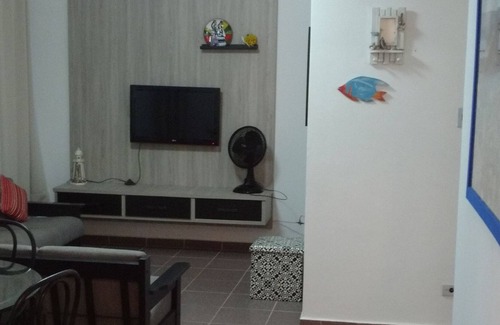 Embare Apartamento | Cómodo apartamento en Embaré - a 30 metros de la playa - capacidad para 7 personas