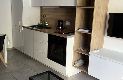 Cargese Apartamento | Cómodo apartamento con terraza y jardín.