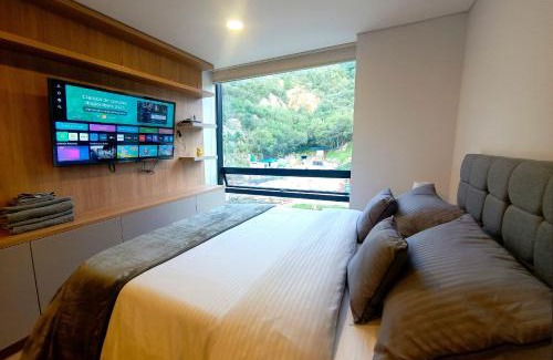 Usaquen Apartamento | AH/Loft vista Natural, Wifi 350 Mg, Bogotá Norte